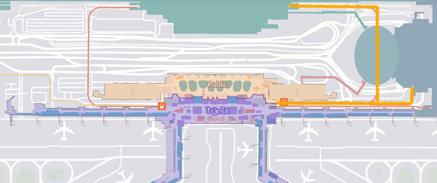 Skytrain Station Location - Terminal 2 T2 - Public Area