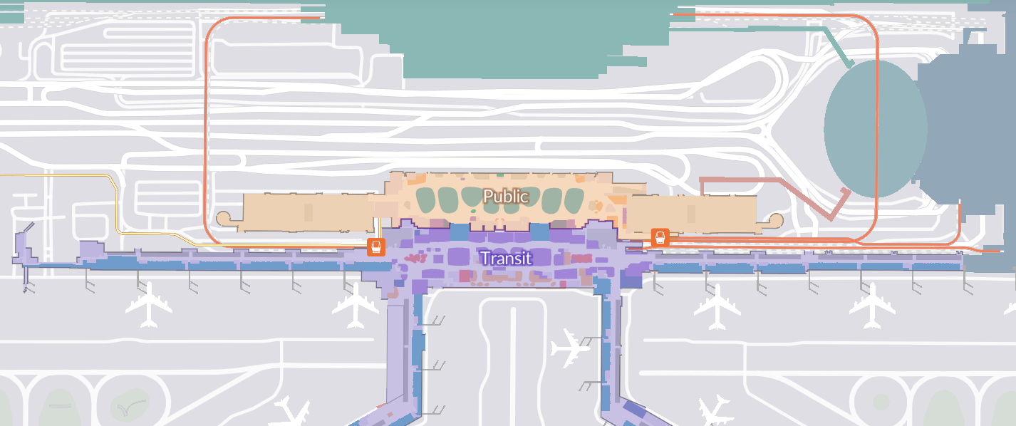 Skytrain Station Location - Terminal 2 T2