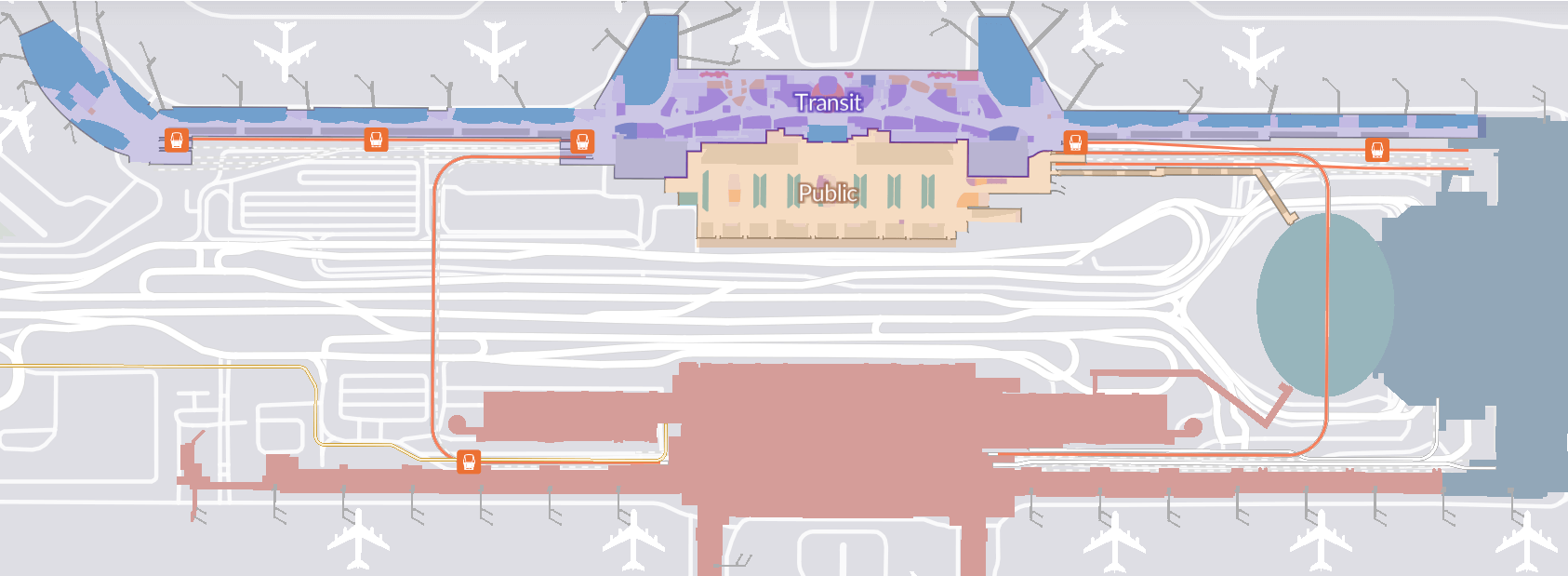 Skytrain Station Location - Terminal 3 T3