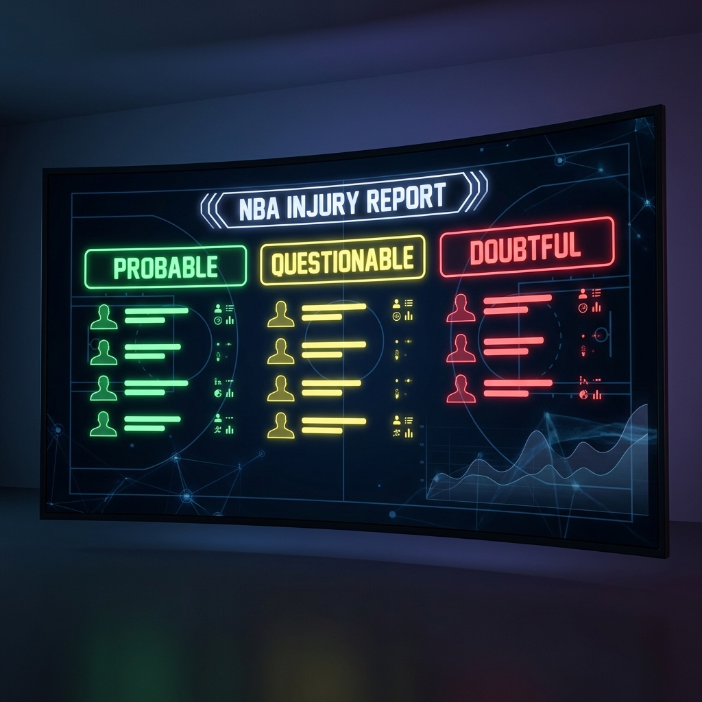 Featured image of post Confused by NBA Injury Reports? Doubtful, Probable, and Questionable - What's the Difference?