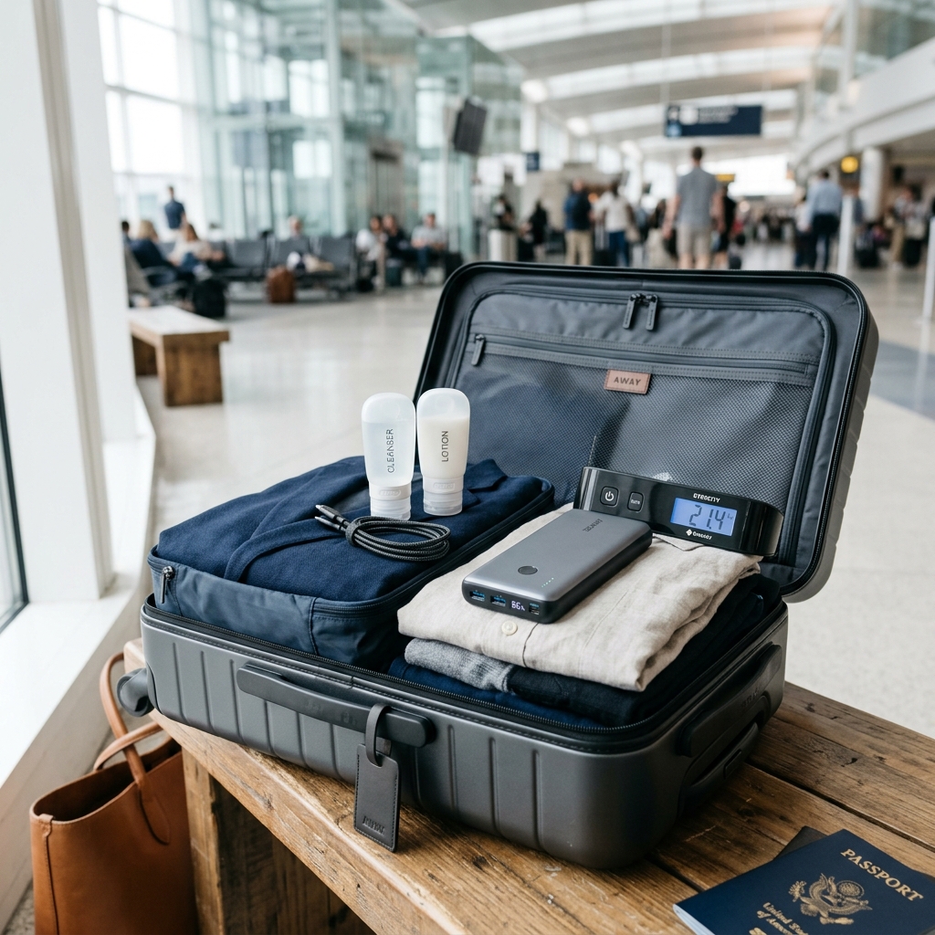 Featured image of post Naik Pesawat Bawa Bagasi Apa Saja? Aturan Bagasi Kabin & Bagasi Tercatat, Plus Tips Lancar di Bandara