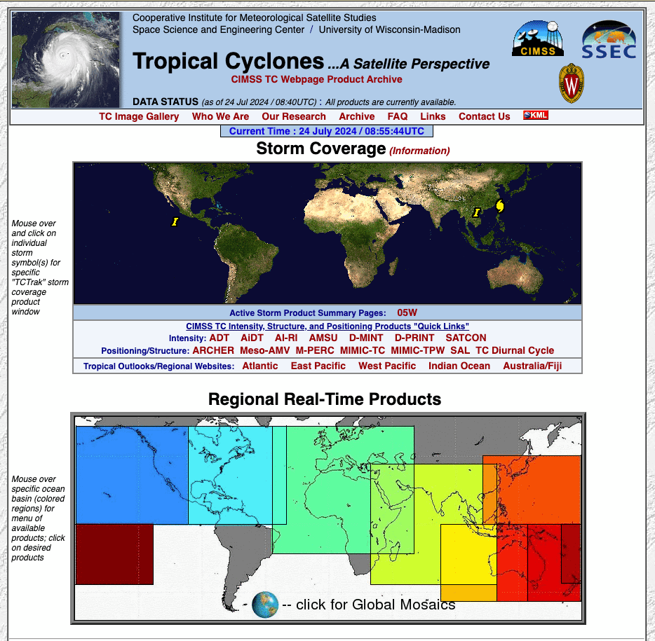 CIMSS Tropical Cyclones