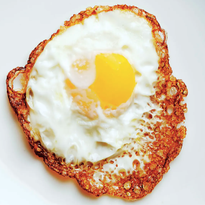 单面荷包蛋 (太阳蛋) Sunny-side-up egg